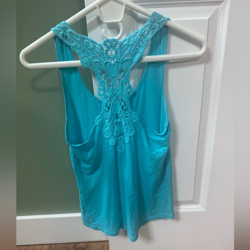 Express Lace Back Tank Top NWOT